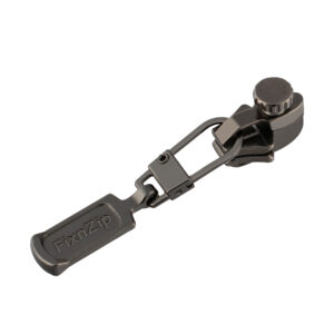 Small Black Nickel Zipper Slider