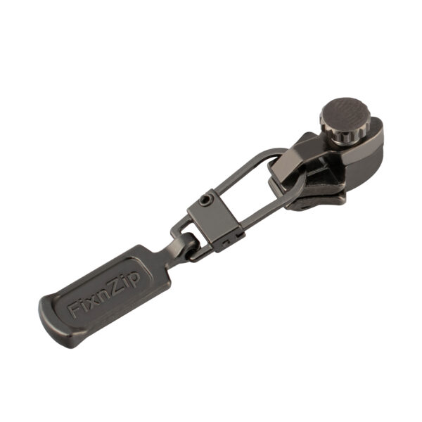 Small Black Nickel Zipper Slider