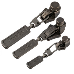 3 Pack Black Nickel Zipper Pull Replacement (S,M,L)