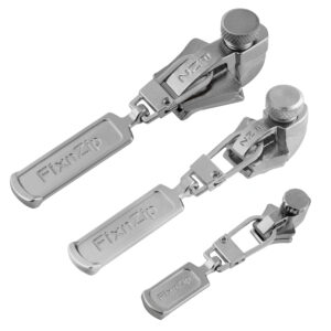 3 Pack Nickel Zipper Pull Replacement (S,M,L)