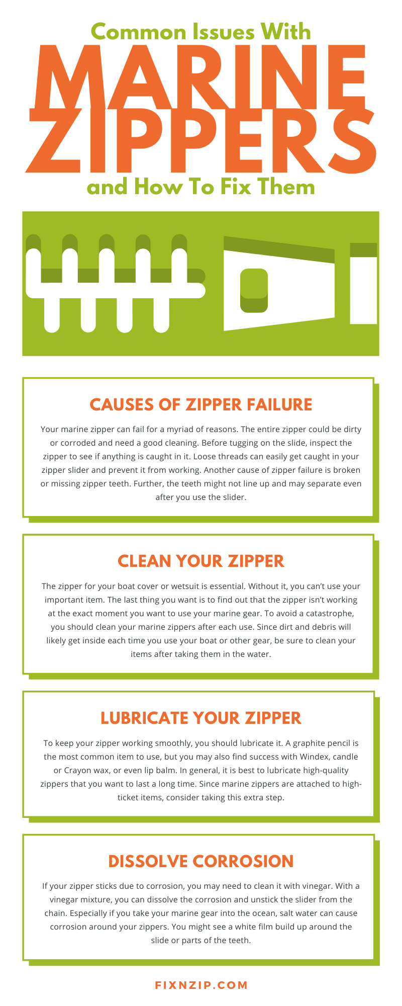 Common Issues With Marine Zippers and How To Fix Them
