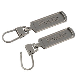 FixnZip Replacement Zipper Pulls Black Nickel (4 Pack)