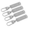 FixnZip Replacement Zipper Pulls Nickel (4 Pack) - Image 2