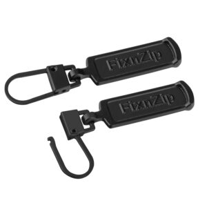 FixnZip Replacement Zipper Pulls Black (4 Pack)