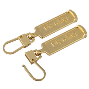 FixnZip Replacement Zipper Pulls Gold (4 Pack)
