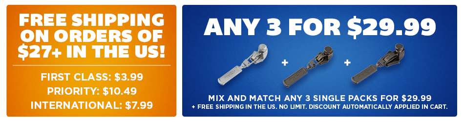 FixnZip any 3 for $29.99
